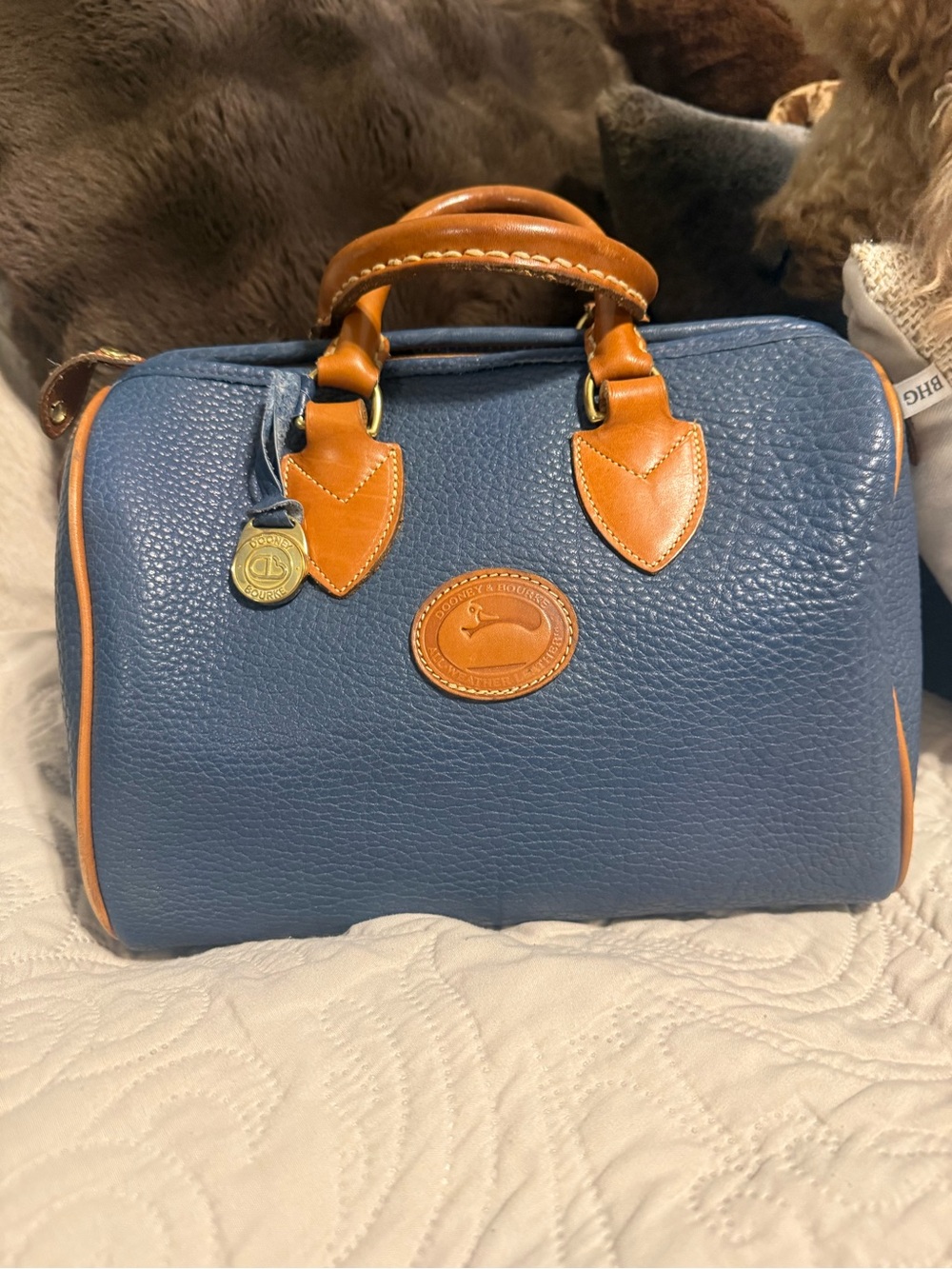 Dooney & Bourke 1980's AWL
Boston Bag - Cadet Blue